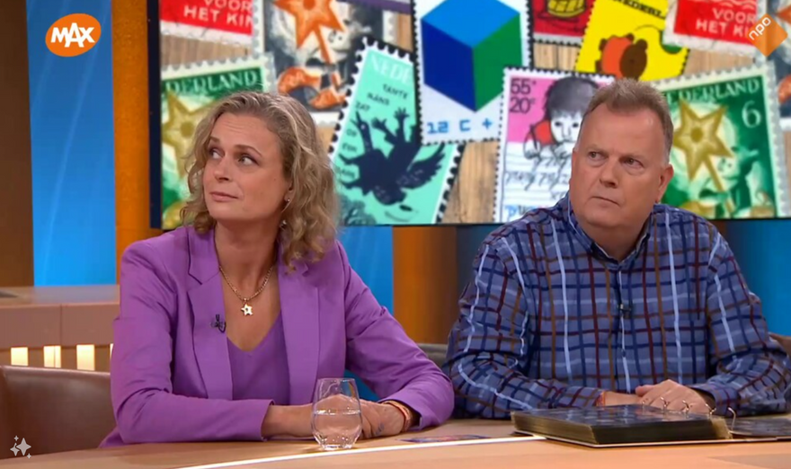 Kinderpostzegels in de media