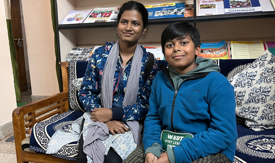 Adit op bezoek bij onze partner in India