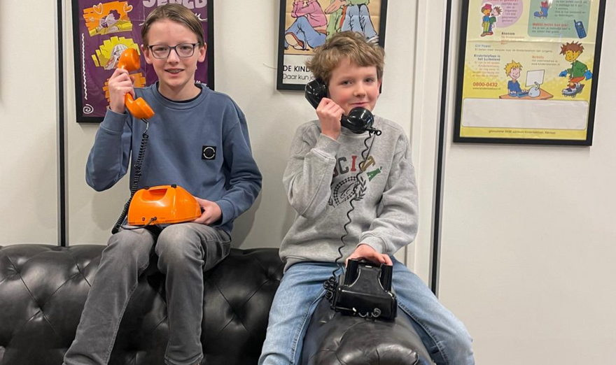 Bezoek aan de Kindertelefoon