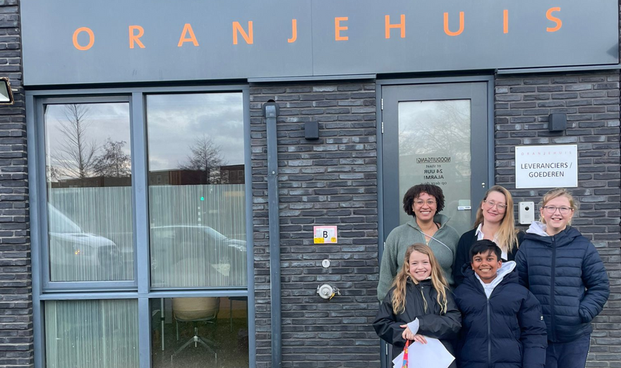 Bezoek aan Oranje Huis in Almere