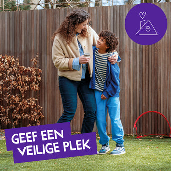 Donatie van 5 euro voor een veilige plek Donatie van 5 euro voor een veilige plek