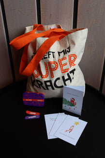 Cadeauset shopper, pleisterblikje en feestdagenkaarten Cadeauset shopper, pleisterblikje en feestdagenkaarten