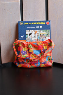 Cadeauset Jan van Haasteren puzzel en handige vouwtas