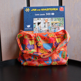 Cadeauset Jan van Haasteren puzzel en handige vouwtas