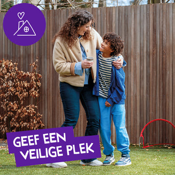 Donatie van 5 euro voor een veilige plek