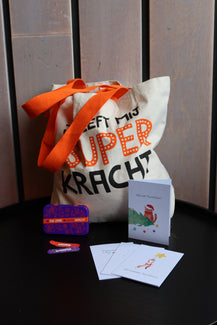 Cadeauset shopper, pleisterblikje en feestdagenkaarten