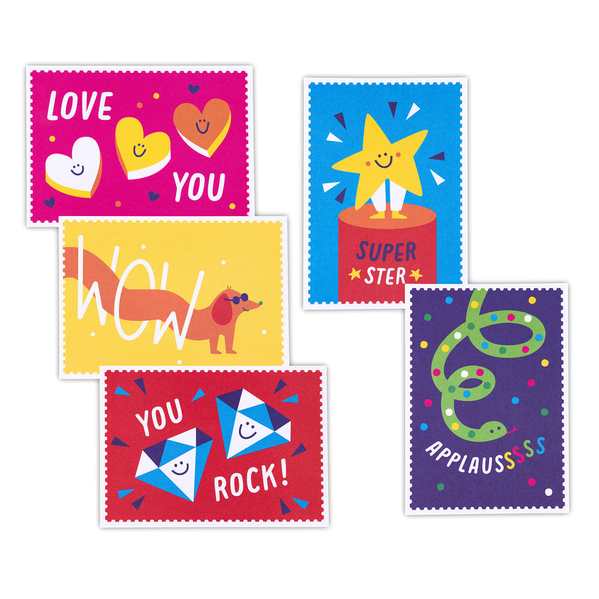 Cartes et timbres pour enfants