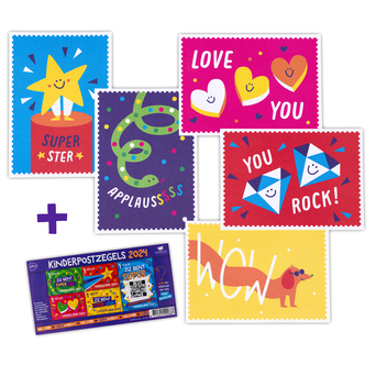 Cards and children's stamps