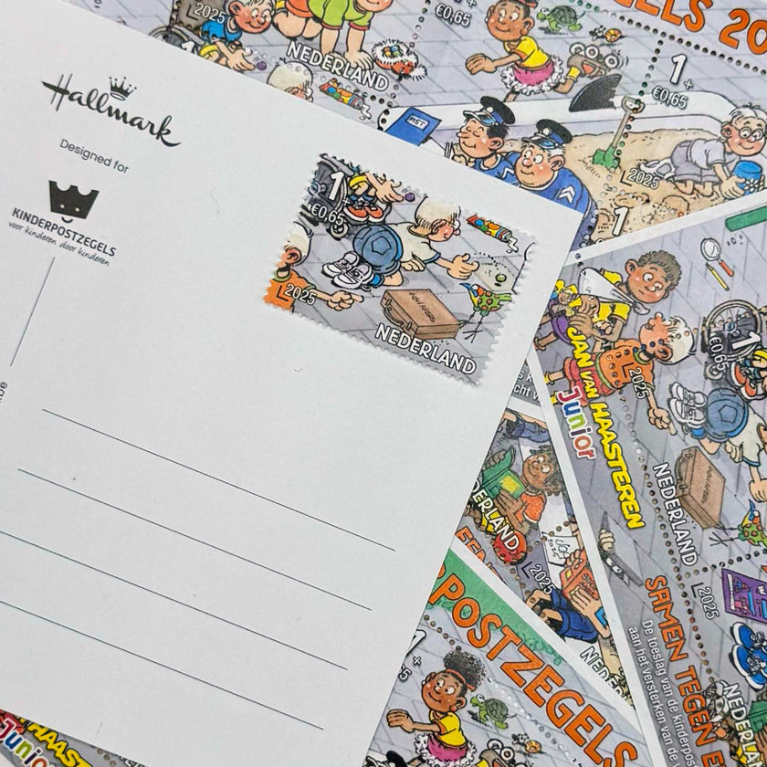 Kaarten en kinderpostzegels