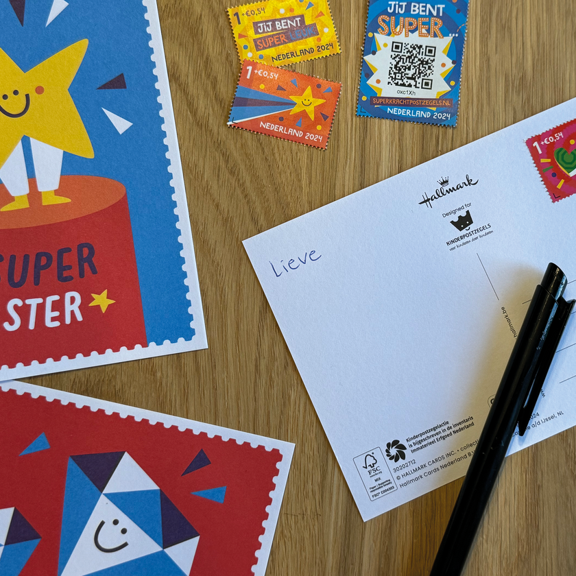 Cartes et timbres pour enfants