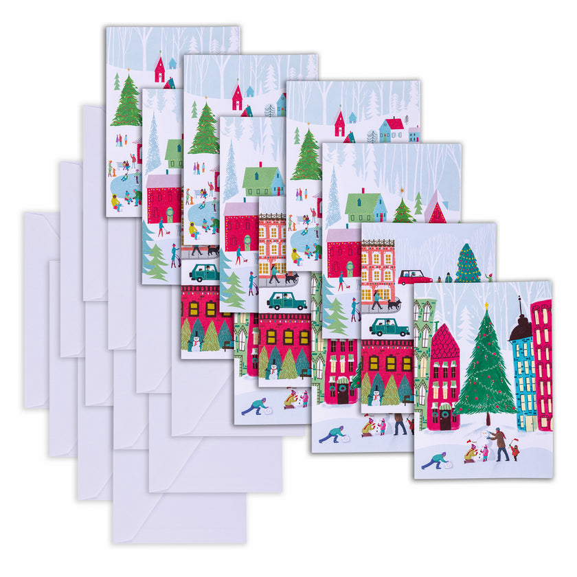 Value set of holiday cards